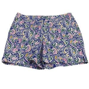 Boden Paisley Floral 4" Richmond Shorts size 6